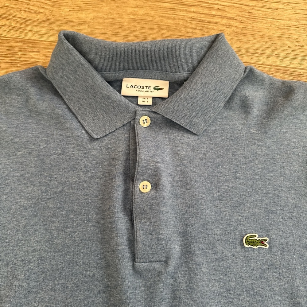 Lacoste Heather Blue Polo